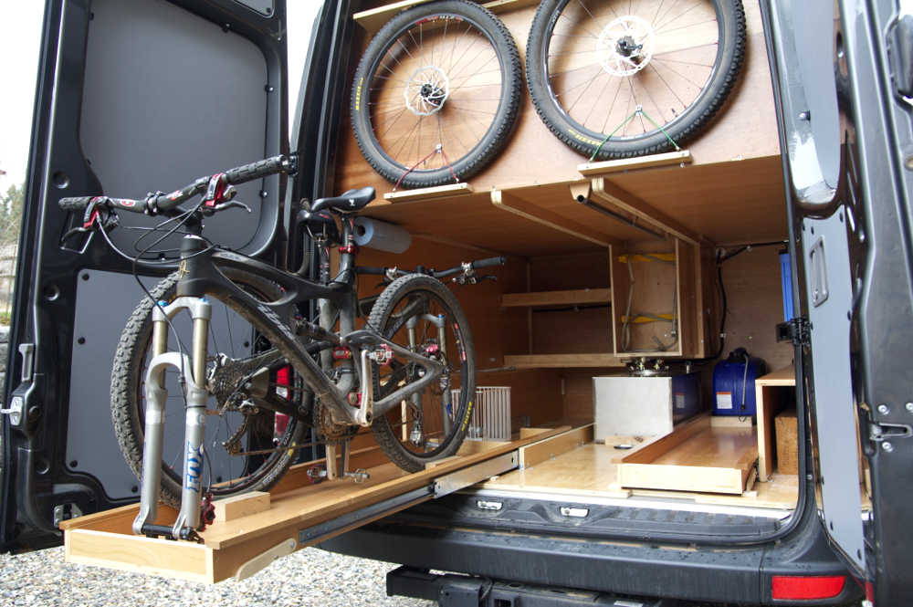 cargo van bike rack